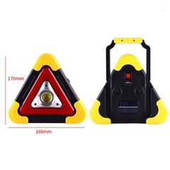Biển Tam Giác Cảnh Báo Nguy Hiểm Phản Quang Cho Ô Tô Biển báo có đèn led với nhiều chế độ nháy