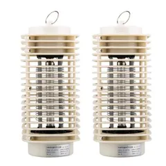 Bộ 2 Đèn Diệt Muỗi Tower 3D Trắng - Đèn Ngủ An Toàn Cho Gia Đình, Tiêu Diệt Côn Trùng Hiệu Quả, Trang Trí Nhà Cửa
