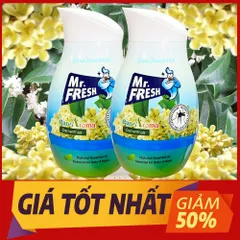 Sáp Thơm Phòng Mr.Fresh 200gr Hương Dứa - Khử Mùi, Đuổi Muỗi, An Toàn Từ Thiên Nhiên, Trang Trí Nội Thất