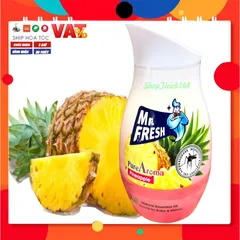 Sáp Thơm Phòng Mr.Fresh 200gr Hương Dứa - Khử Mùi, Đuổi Muỗi, An Toàn Từ Thiên Nhiên, Trang Trí Nội Thất