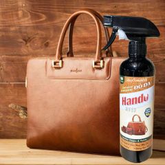 Chai Bảo Dưỡng Đánh Bóng Da Hando 500ml - Khôi Phục Màu Sắc, Bảo Vệ Chống Nước & Nấm Mốc, Phù Hợp Với Giày, Túi Xách, Áo Khoác