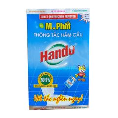 Bột Vi Sinh Thông Tắc Hầm Cầu 300g Hando - Khử Mùi Hôi, Làm Sạch Hiệu Quả, Tiện Lợi Cho Gia Đình và Văn Phòng