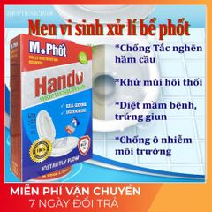 Bột Vi Sinh Thông Tắc Hầm Cầu 300g Hando - Khử Mùi Hôi, Làm Sạch Hiệu Quả, Tiện Lợi Cho Gia Đình và Văn Phòng