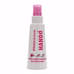 Bộ 2 Chai Xịt Khử Mùi Hando 120ml cho Giày, Dép và Mũ Bảo Hiểm - Khử Hôi và Diệt Khuẩn An Toàn, Dễ Dàng Mang Theo