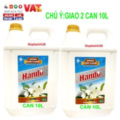Nước thơm lau sàn nhà Hando 20L - An toàn từ thiên nhiên, hiệu quả diệt khuẩn và tạo không gian thơm mát, dễ sử dụng cho mọi loại sàn.
