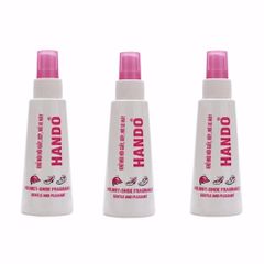 Bộ 3 Chai Xịt Khử Mùi Hôi Giày Dép Mũ Bảo Hiểm Hando 120Ml - Khử Mùi, Diệt Khuẩn, Hương Thơm Tự Nhiên, Dùng Tiện Lợi