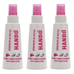 Chai Xịt Khử Mùi Giày Dép Mũ Bảo Hiểm Hando 120ml - Diệt Khuẩn, Tạo Hương Thơm, An Toàn Cho Người Sử Dụng