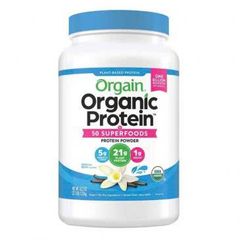 Bột Protein Hữu Cơ Orgain Organic Protein & Superfoods Hương Vani - 21g Protein Tăng Cơ, Hỗ Trợ Miễn Dịch, Dễ Pha Chế