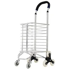 Xe Kéo Đi Chợ 3 Bánh Leo Cầu Thang Cao Cấp 801 - Hợp Kim Nhôm Siêu Nhẹ, Thiết Kế Bánh Xoay 360 Độ, Dễ Dàng Di Chuyển
