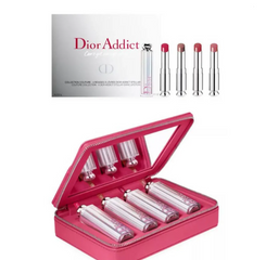 Set Son Dior Addict Can't Get Enough Shine 4 Màu Sang Trọng Kèm Túi - Mỹ Phẩm Tỏa Sáng Cho Bạn Nữ Cá Tính