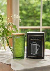 Bình Thủy Tinh Crista 1L - Vân Lưới Dập Nổi Sang Trọng, Màu Sắc Nổi Bật, Quà Tặng Cao Cấp Cho Tiệc Tùng