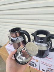 Ấm Siêu Tốc Shrap B-128 2L Kèm Túi Lọc Trà, Đun Nước Nhanh, Thiết Kế Hiện Đại, Tiện Dụng Cho Gia Đình, Chất Liệu An Toàn