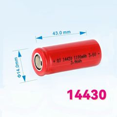 Pin Lithium 14430 3.6V 1100mAh - Dùng cho Tông Đơ, Máy Cạo Râu, Bàn Chải Đánh Răng và Nhiều Thiết Bị Điện Tử Khác