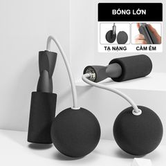 Dây Nhảy Không Dây Lõi Thép Đếm Số - Dây Nhảy Tập Gym, Boxing, Giảm Cân Tại Nhà, Thiết Kế Nhẹ và Nghe Nhanh
