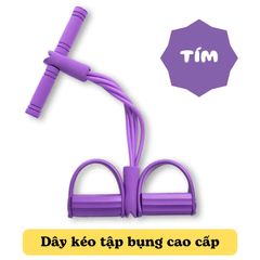 Dây Kéo Kháng Lực Tập Bụng 6 Ống - Dụng Cụ Tập Thể Dục Tại Nhà - Hỗ Trợ Phục Hồi Chức Năng và Giảm Đau Cổ, Cột Sống