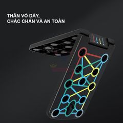 Dụng Cụ Tập Hít Đất Chống Đẩy Đa Năng 12 Trong 1 - Bộ Khung Tập Gym Tại Nhà Cho Cơ Ngực, Cơ Tay, Cơ Vai, Bền Đẹp Và Tiện Lợi