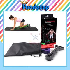 Dây Kháng Lực Powerband Aolikes 2,08m - Hỗ Trợ Tập Gym, Yoga Toàn Thân, Phát Triển Cơ Bắp, Đánh Bay Mỡ Thừa