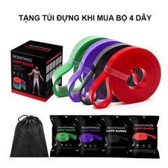 Dây Kháng Lực Powerband Aolikes 2,08m - Hỗ Trợ Tập Gym, Yoga Toàn Thân, Phát Triển Cơ Bắp, Đánh Bay Mỡ Thừa