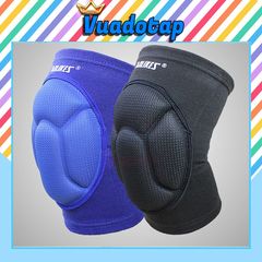 Bó Gối Thể Thao AOLIKES A0217 - Băng Đệm Bảo Vệ Gối Đen/Xanh Cho Bóng Đá, Tập Võ, Chạy Bộ - Phụ Kiện Thể Thao Chất Lượng Cao