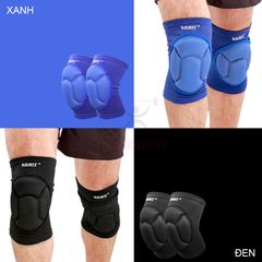 Bó Gối Thể Thao AOLIKES A0217 - Băng Đệm Bảo Vệ Gối Đen/Xanh Cho Bóng Đá, Tập Võ, Chạy Bộ - Phụ Kiện Thể Thao Chất Lượng Cao