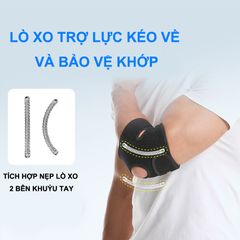 Đai Quấn Khuỷu Tay Aolikes A-7946 - Bảo Vệ Khuỷu Tay Chịu Lực Cho Tập Gym, Tennis, Cầu Lông - Đai Co Dãn Thoáng Khí