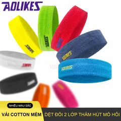 Băng Đô Thể Thao Aolikes A2108 - Băng Trán Gym, Yoga, Chạy Bộ Thấm Hút Mồ Hôi, Phụ Kiện Thể Thao Nam Nữ