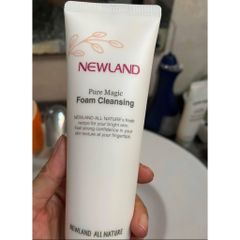 Sữa Rửa Mặt Newland Pure Magic Foam 180ml - Chiết Xuất Bách Xù & Chanh, Làm Sạch Sâu, Thích Hợp Mọi Loại Da, Dưỡng Ẩm Tự Nhiên