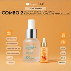 Combo Phục Hồi Làm Sáng Da - Serum B5 JDclinique & Tinh Chất Vitamin C 12% Newland - Dưỡng Ẩm, Chống Lão Hóa, Phục Hồi Da Nhạy Cảm