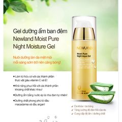 Gel dưỡng ẩm da ban đêm Moist Pure Night Aqua Gel Newland dành cho da mụn