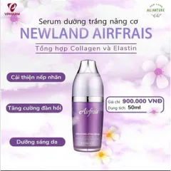 Tinh chất dưỡng trắng & cải thiện nếp nhăn Newland Airfrais 50ml - Serum tái tạo da, tăng cường đàn hồi, chất lượng Hàn Quốc
