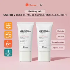 Combo 2 Tuýp Kem Chống Nắng Nâng Tone Kiềm Dầu JDclinique SPF 50+ PA+++ - Bảo Vệ Da Toàn Diện, An Toàn Cho Da Nhạy Cảm