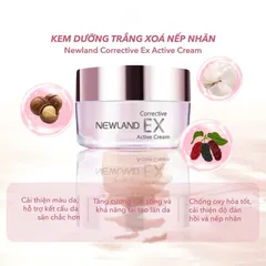 Kem Dưỡng Trắng Da Newland Corrective Ex Active Cream - Hỗ Trợ Dưỡng Trắng, Xóa Mờ Nếp Nhăn, Tươi Mát, Chăm Sóc Da Mặt Hàn Quốc 50g