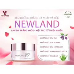 Kem Dưỡng Trắng Da Newland Corrective Ex Active Cream - Hỗ Trợ Dưỡng Trắng, Xóa Mờ Nếp Nhăn, Tươi Mát, Chăm Sóc Da Mặt Hàn Quốc 50g