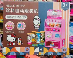 Máy Bán Nước Tự Động Hello Kitty DN1000-KT - Đồ Chơi Nhập Vai Âm Nhạc và Đèn LED Dành Cho Trẻ Em Từ 3 Tuổi