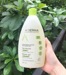Sữa Tắm Mụn Lưng Và Viêm Lỗ Chân Lông ADERMA 500ml (Nắp Xanh)