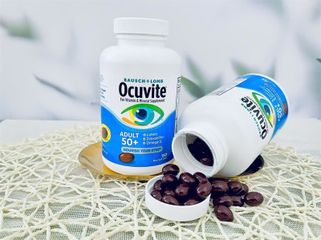 Viên Uống Bổ Mắt Ocuvite Eye Vitamin 50+ - Bausch & Lomb Bảo Vệ Sức Khỏe Đôi Mắt Cho Người Trên 50 Tuổi