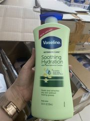 Sữa Dưỡng Thể Vaseline Body Lotion 725ml - Xanh Lá, Dưỡng Ẩm Da Mềm Mại, Chống Khô Rát, Phù Hợp Cho Mọi Loại Da