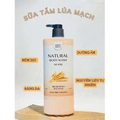 Sữa Tắm Happy Bath Natural Moisture Body Wash 900ml - Chiết Xuất Gạo, Dưỡng Ẩm Da Mềm Mại, Thư Giãn, Chăm Sóc Cơ Thể Từ Hàn Quốc
