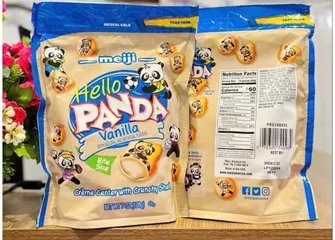 Bánh Hello Panda vị Vanilla 198g Mỹ - Snack Ngọt Ngào, Thích Hợp Cho Mọi Lứa Tuổi, Món Tráng Miệng Hoàn Hảo