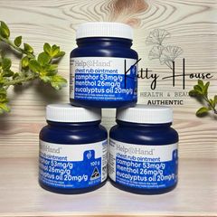 Dầu Cù Lào Help Hand Chest Rub Ointment 100g - Giảm Nghẹt Mũi, Làm Ấm Ngực & Tay, Hỗ Trợ Thở Dễ Dàng