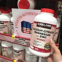 Bổ xương khớp Kirkland Calcium Citrate Magnesium Zinc D3 500 viên