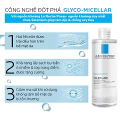 Nước Tẩy Trang La Roche-Posay Micellar Water 400ml Cho Da Nhạy Cảm - Làm Sạch Sâu, Dịu Nhẹ, Giàu Glycerin, Không Paraben