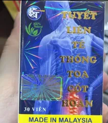 Viên uống Tuyết Liên Tê - Hỗ trợ xương khớp, giảm đau nhức, tăng cường sức khỏe 30 viên, Glucosamine tự nhiên