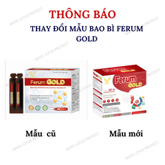 Siro Bổ Sung Sắt Không Tanh Ferum Gold  Hộp 20 ống