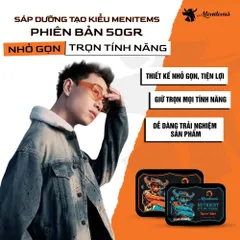 Sáp Vuốt Tóc MENITEMS Perfect Night - Giữ Nếp, Tạo Kiểu Tự Nhiên Mạnh Mẽ, Hương Lịch Lãm, 10H Bền Chặt cho Nam Giới