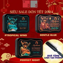 Sáp vuốt tóc Menitems giữ nếp tự nhiên 16 giờ - Hương Tropical Wind & Perfect Night, Dưỡng tóc chuyên sâu, Dễ dàng gội sạch