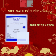 Miếng Dán Ngăn Ngừa Và Ép Sẹo Lồi Scar FX 2.5cm x 2.5cm - Chăm Sóc Sẹo Từ Rejuvaskin Mỹ