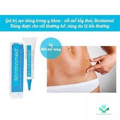 Gel Stratamed làm mờ sẹo - Phục hồi và ngăn ngừa sẹo lồi, sẹo phì đại từ Stratpharma Thụy Sĩ 30g