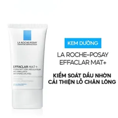 Kem Dưỡng La Roche-Posay Effaclar Mat 40mL - Kiểm Soát Dầu, Giảm Bóng Nhờn, Dưỡng Ẩm Cho Da Nhạy Cảm