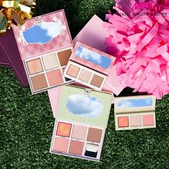 Bảng Phấn Má Tạo Khối Highlight Benefit Cheekleaders Pink Squad 10.5g - Phấn Trang Điểm 3 Trong 1 Cho Khuôn Mặt Xinh Xắn, Nữ Tính